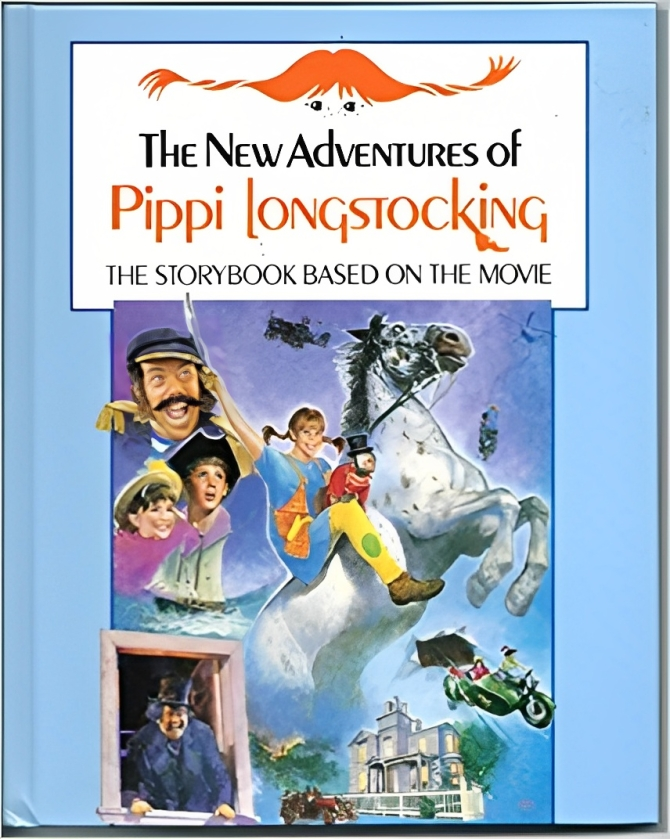 Autographed The New Adventures Of Pippi Longstocking Movie Hardcover Book - Limited Edition