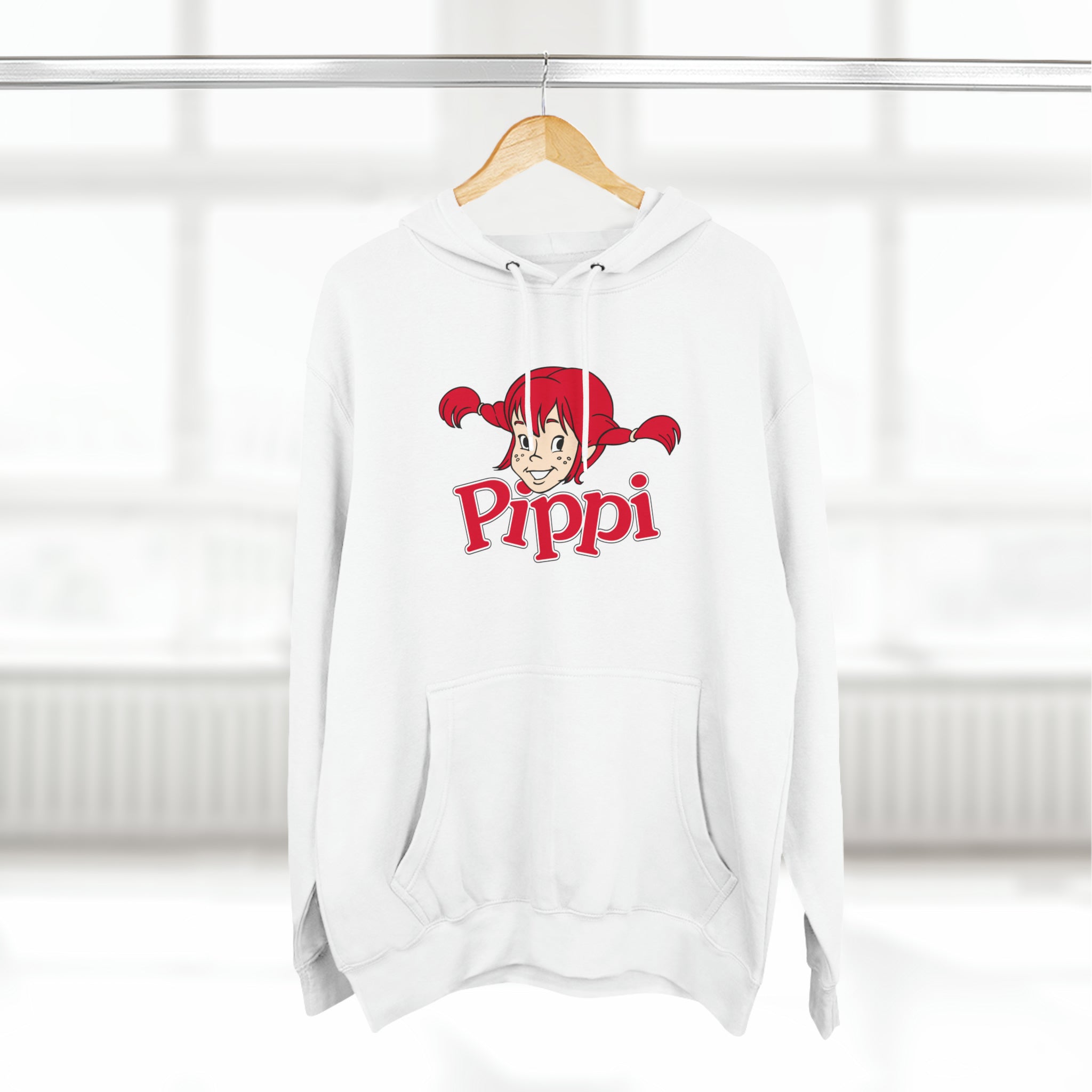 Pippi Longstocking Unisex Premium Pullover Hoodie