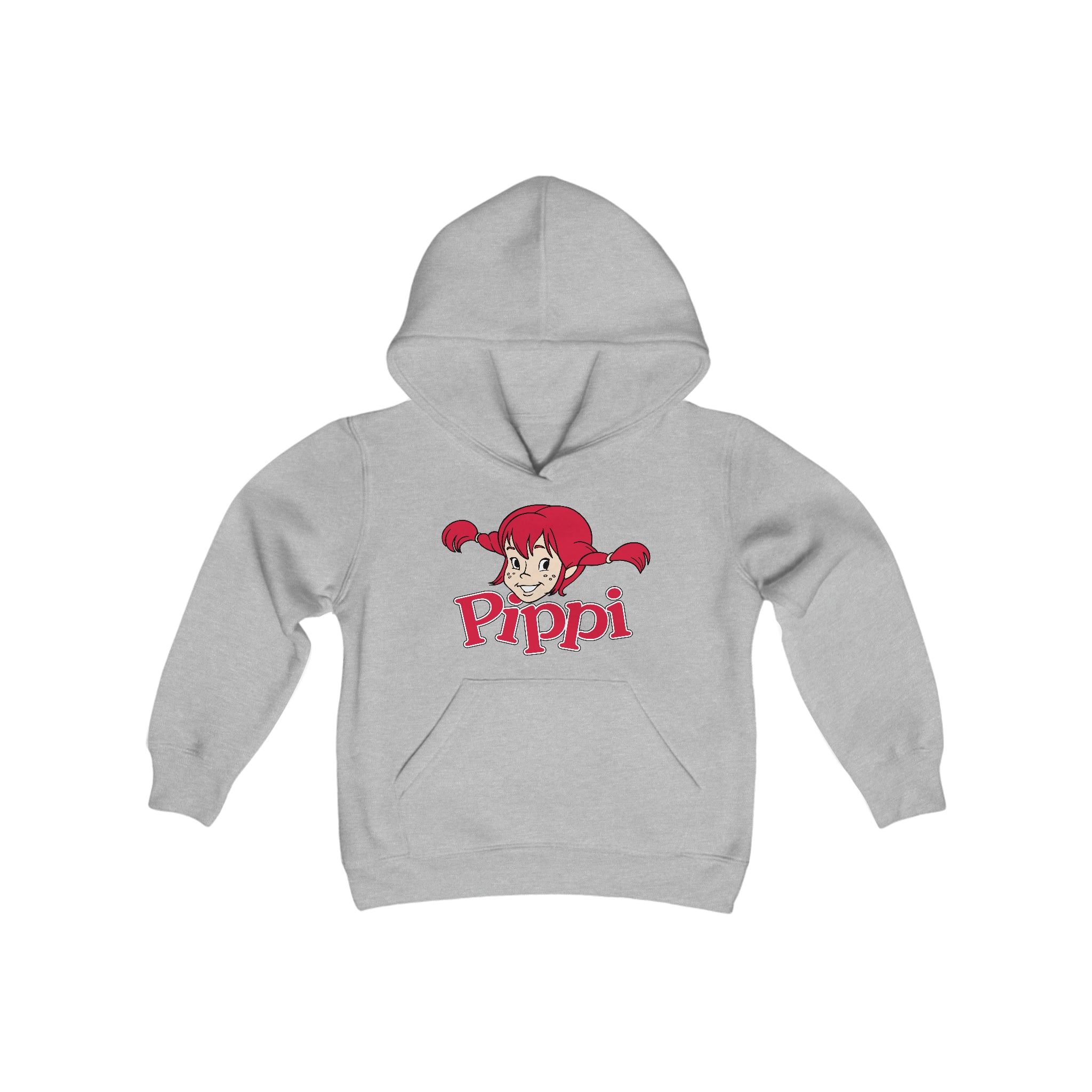 Pippi Longstocking Youth Heavy Blend Hooded Sweatshirt
