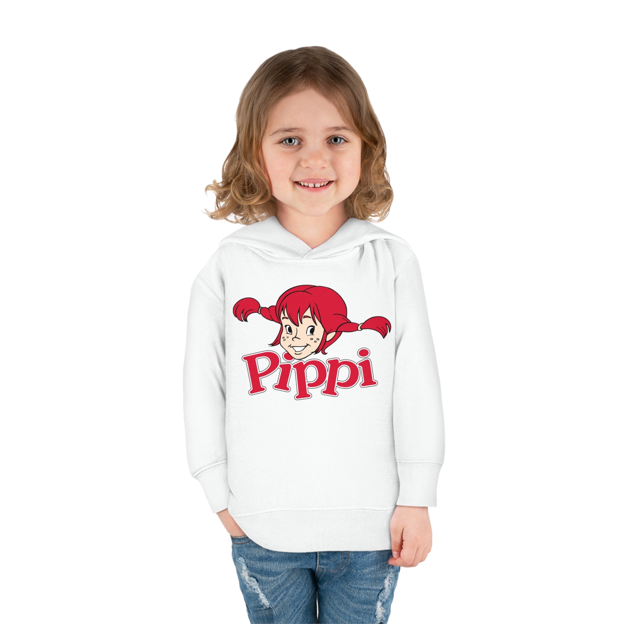 Pippi Longstocking Toddler Pullover Fleece Hoodie
