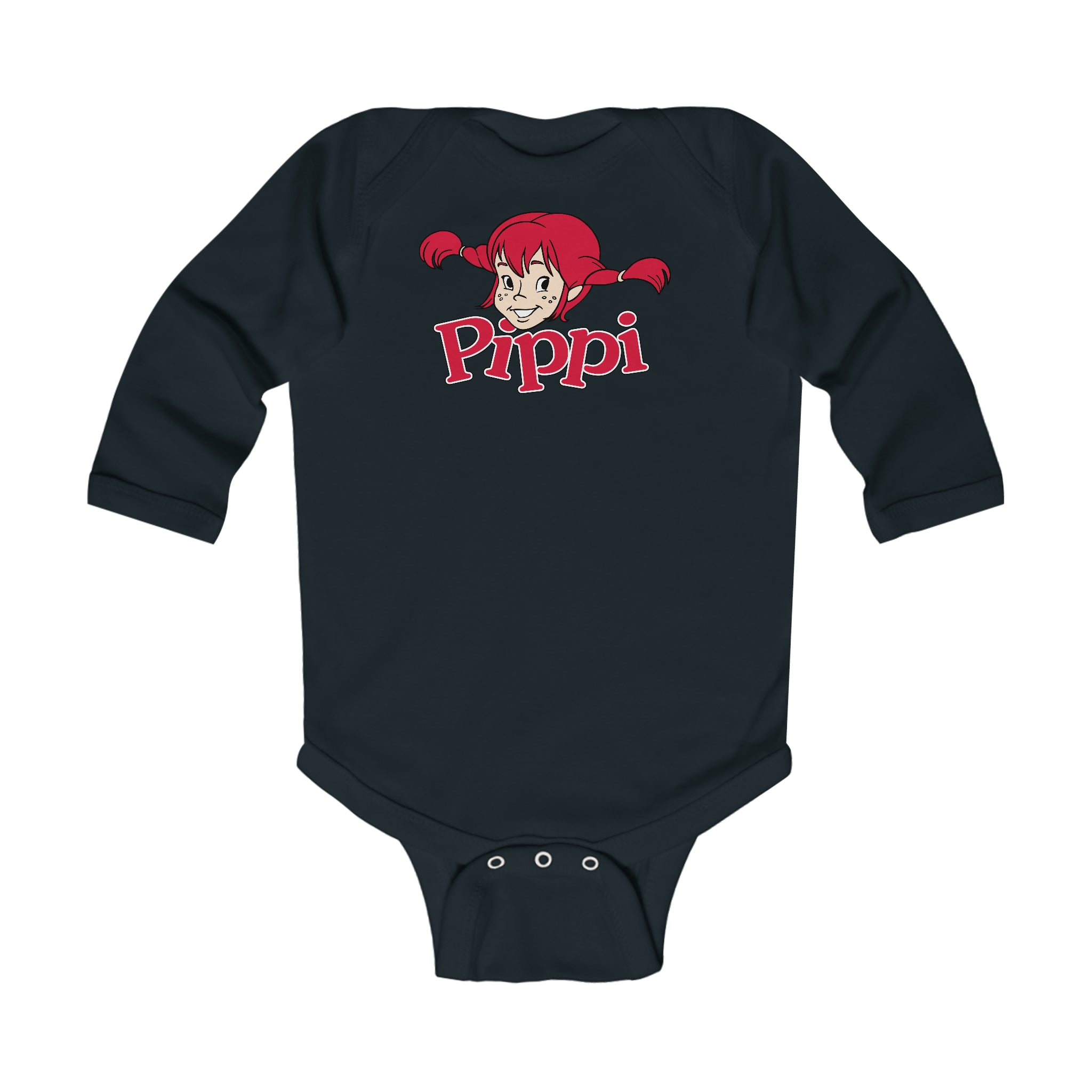Pippi Longstocking Infant Long Sleeve Bodysuit