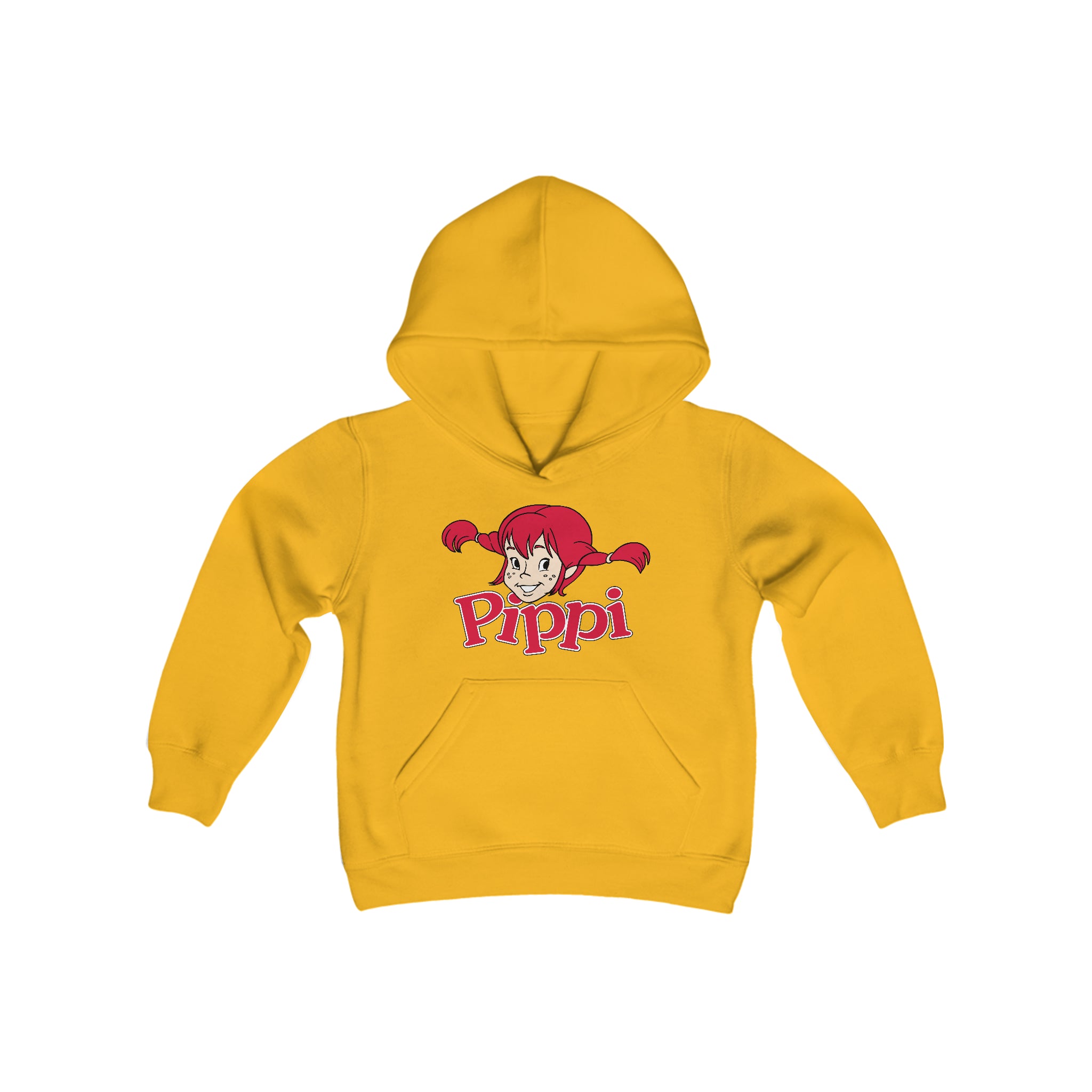 Pippi Longstocking Youth Heavy Blend Hooded Sweatshirt