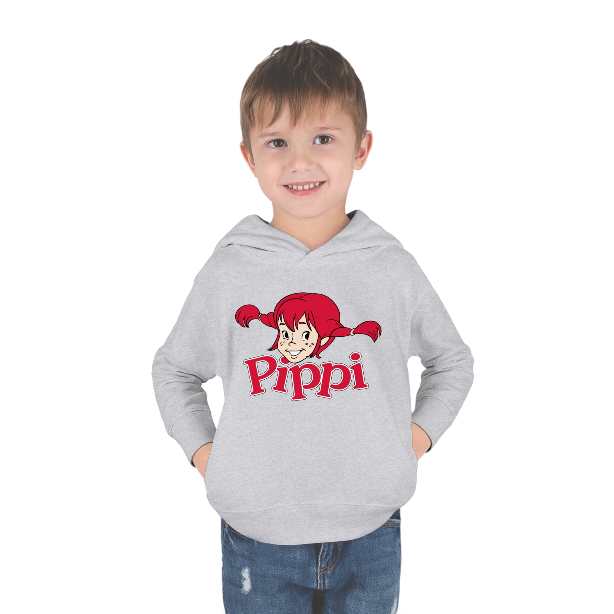 Pippi Longstocking Toddler Pullover Fleece Hoodie