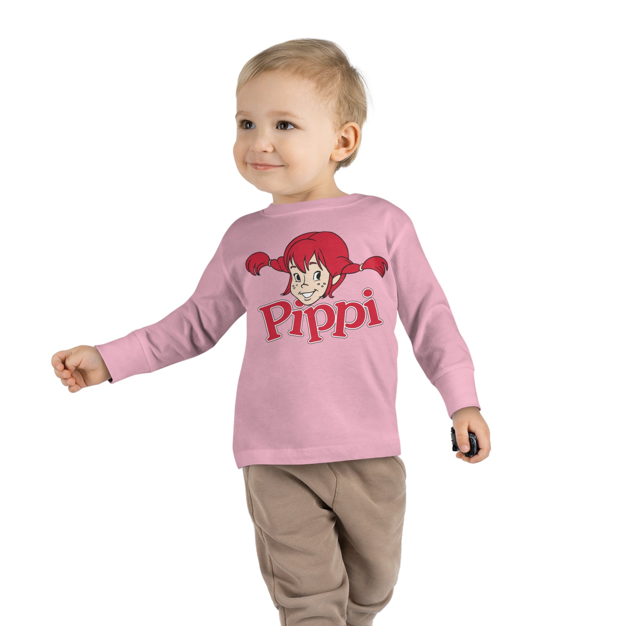Pippi Longstocking Toddler Long Sleeve Tee